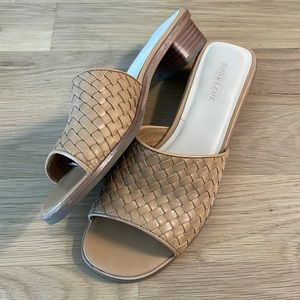 Everlane braided leather slide sandal